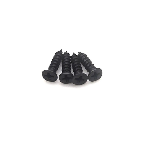 Black screws for 10 Pack Black Recessed Cabinet Pulls With Screws For Closet Cupboard And Dresser Drawers Hidden Finger Pull Handles