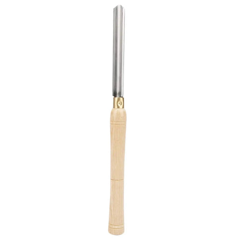 22mm HSS Roughing Gouge Lathe Chisel For Wood Turning with wooden ergonomic handle, high speed steel blade for DIY hobbyists and carpenters.