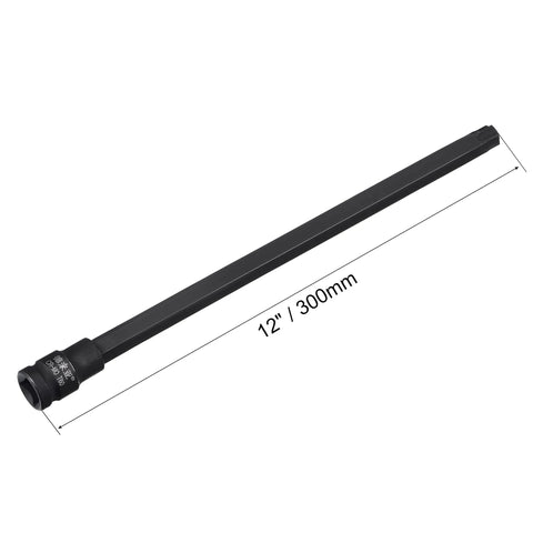 1/2 Inch Drive Torx T60 Socket With S2 Steel Bits, Cr-Mo Sockets, 12 Inch Length Built For Real World Hand Use, Quenched And Hardened