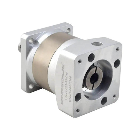 Planetary Gearbox For Nema 23 Stepper Motor 5 To 1 Gear Ratio with 15 Arc Min Backlash 6.35mm Shaft 57mm Flange Metal Reducer