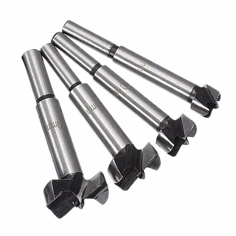 Set of drill bits for Hinge Drilling Jig For Cabinet Doors Pro Grade Adjustable 15 To 35 Millimeters Hole Locator And Drill Guide Kit