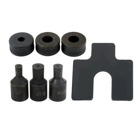 35 Ton Hydraulic Hole Punch Kit For Metal Working includes dies and plate