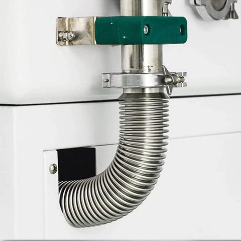 AVCRAY KF-16 flexible stainless steel vacuum bellows hose, 800 mm NW-16 ISO-KF flange