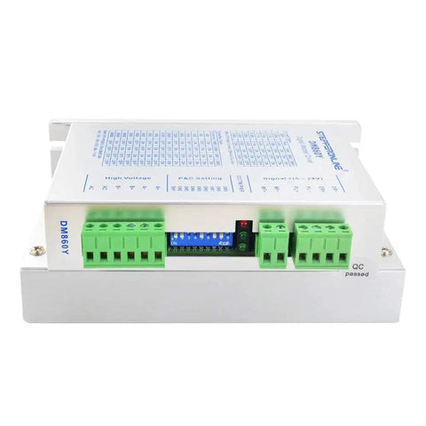 Digital Stepper Motor Driver For CNC Makers Peak Current From 2.4 Amp To 7.2 Amp, 36 To 110 Volt DC Input, NEMA 34 Motor Compatible