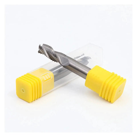 Woodworking Roughing End Mill 50 Degree Aluminum Cutter 3 Flute Carbide Milling Tool D10x75 For Solid Wood MDF Laminate Plywood Acrylic This High Quality Wood Milling Bit Delivers Clean Rough Cuts And Durable Cutting Edge in plastic case