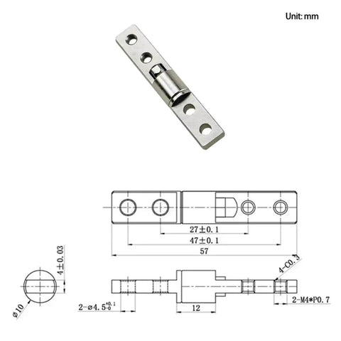 Ball Bearing Door Hinges Heavy Duty With Torque Position Control And Hidden Damping For Quiet No Squeak Closures diagram