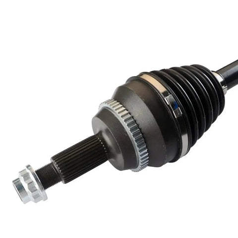 Close-up of Front Right CV Axle Assembly 14E008R Direct Fit Swap In For 2011 2016 Toyota Sienna Neoprene Boot