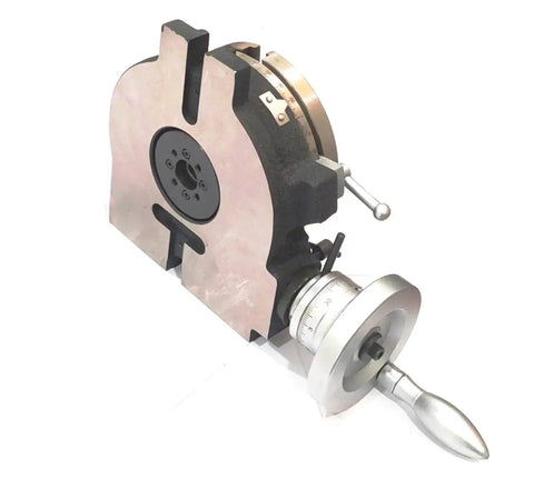 6 Inch Rotary Milling Table For Horizontal And Vertical Milling With 150 Mm Diameter MT 2 4 Slot Includes Indexing Plate Set