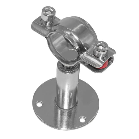 Adjustable Three Quarters Inch Stainless Steel Pipe Support Clamp For Wall Or Ceiling Mount Fits PVC And Metal Water Tubing