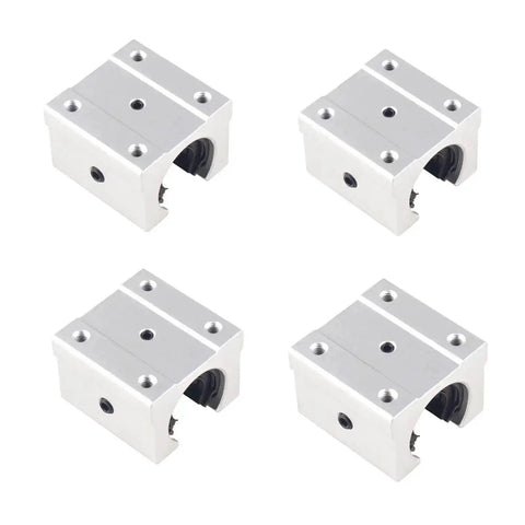 Beefed Up Pro Grade SBR Linear Bearing Block Kit 12mm Slider Rails For CNC Router Four Pack Includes SBR10UU SBR12UU SBR16UU