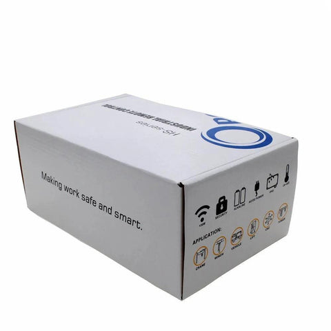 Box packaging for 4 Key Industrial Crane Remote Control Wireless Transmitter Push Button Switch 12 24V AC DC IP65 Waterproof Dustproof.