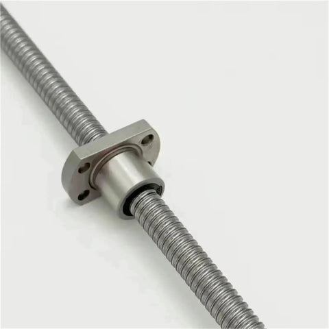 Miniature Ball Screw Kit For 3D Printers With Ball Nut 6mm 8mm 10mm Options 100mm 150mm 200mm Lengths SFK1002 close-up view