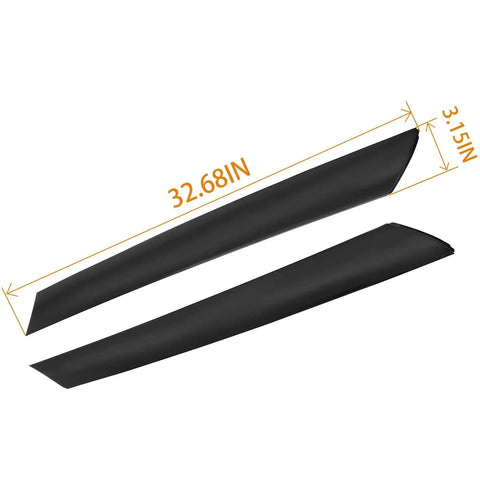 A-Pillar Trim Molding Set For Soul 2010-2013 Front Outer Right And Left shown with dimensions 32.68in x 3.15in