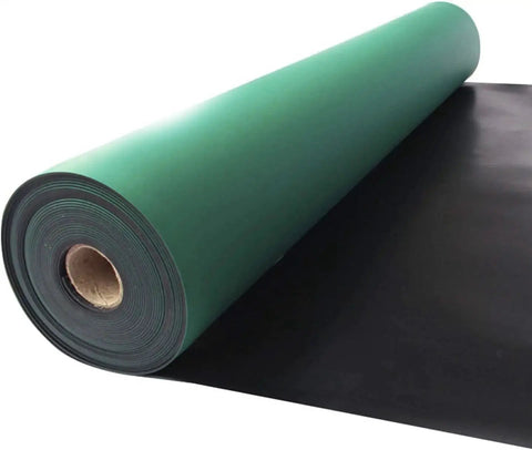 Pro Grade ESD Soldering Mat Roll for Electronics Repair Ultra Large 23.7 by 118 Inch Rubber Anti Static Desk Pad Green Tonchean