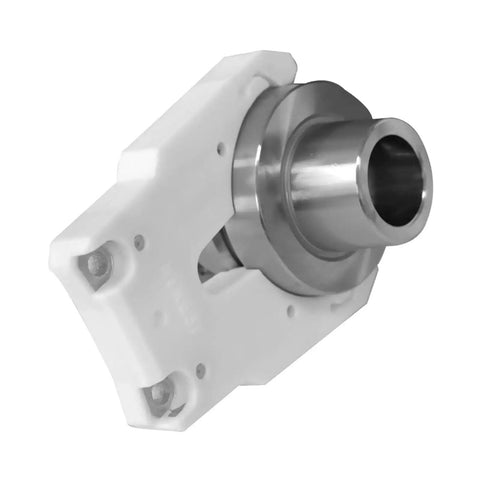 HSK63F Clamp Set Five Piece Nylon Iron ABS White Tool Holder Claw for CNC Machining Center Side View