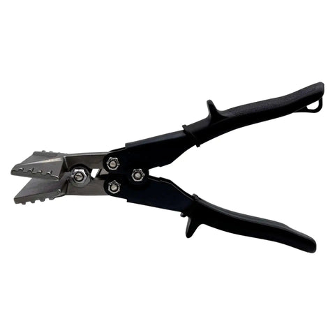 Three Inch Straight Hand Seamer With Cushioned Leverage Handles Drop Forged Nickel Plated Jaws, 3-Inch Wide, HVAC Tool