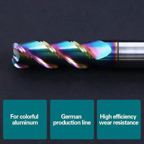 Round Nose Milling Cutter For CNC Machines, Metal Corner Radius End Mill Bullnose Cutter, Tungsten Carbide Steel Router Tool