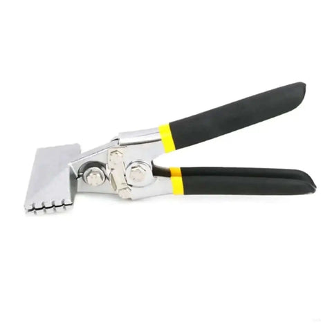 Sheet Metal Bending Pliers Hand Seamer with Wide Jaw for Straight 150mm and Elbow 80mm Bends, Nickel Plated Steel