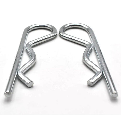 M7 X 150 Hairpin Cotter Pin Clip R Shape Spring Retaining Clip For Fast Locking Bolts Works Like A Champ In Indoor Outdoor Applications Rustproof Carbon Steel 2 Pack