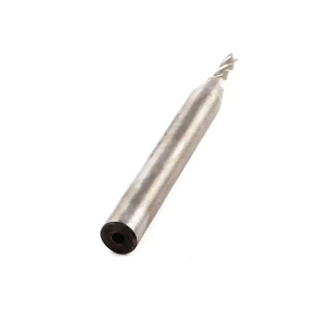 End Mill Cutter 2.5mm Cutting Diameter 6mm Shank 4 Flute HSS-AL Straight Shank CNC Router Bit For Pros And DIYers 52mm Overall Length 8mm Cutting Depth 2 Pack With Plastic Cases By Uxcell