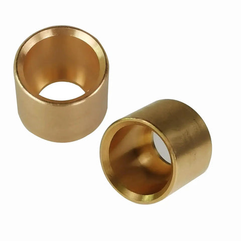 Brass Shifter Bushing Upgrade For Mazda Miata MX 5 5 Speed Manual Transmission Isolator Cup 1990 2015 shown in close-up view