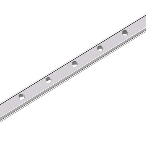 Miniature Linear Guide Rail Kit For 3D Printers And CNC Projects With Pro Grade Precision And Multiple Length Options aluminum rail side view.