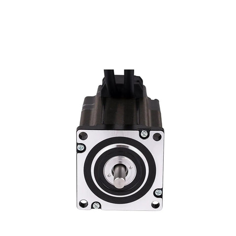 Front view of Closed Loop Stepper Motor Servo with Encoder for CNC Router, High Torque, High Precision, showing sturdy Japanese bearings.