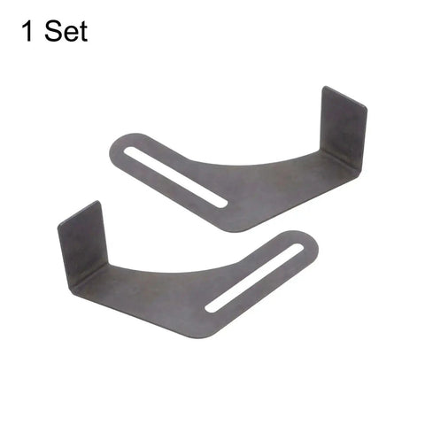 Heavy Duty Bench Grinder Tool Rest Bracket Set Two Pack With Screws Carbon Steel Black Finish for polisher and grinder projects.