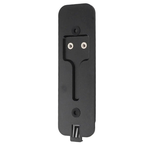 Sturdy Black Back Plate Mount Accessory For Video Doorbell Quick Install And Easy Repair, Durable Plastic Backplate visible.
