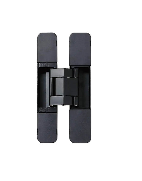3 Way Adjustable Invisible Concealed Hinge HES3D E190 Matte Black With Vertical Horizontal And Depth Adjustment