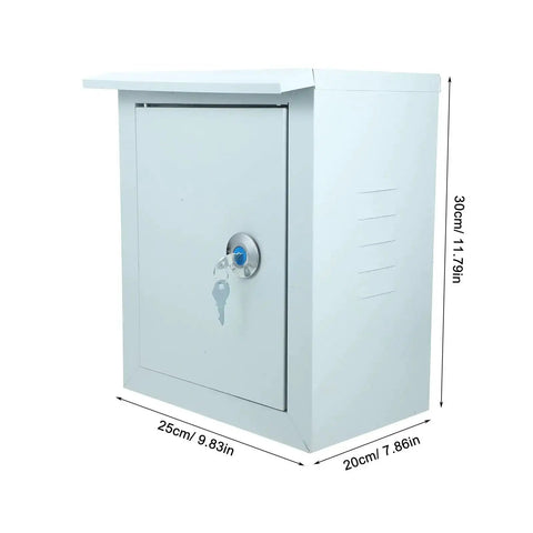 Tough As Nails Outdoor Waterproof Junction Box For Low Voltage Circuits, 250x300x160mm Splashproof Electrical Enclosure with key