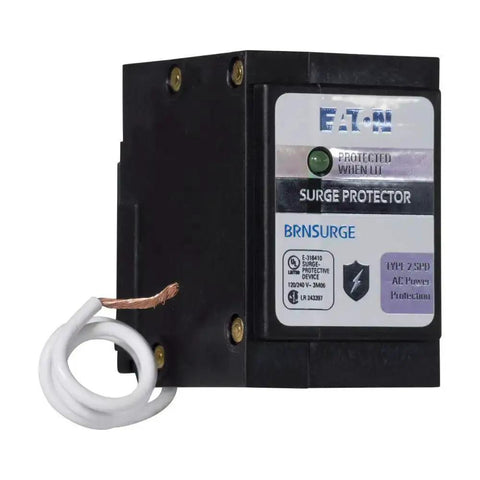 Whole Panel Surge Protector for Type BR Circuit Breakers, Two Pole Protection, 18 kA Surge Rating, Uses Two Branch Spaces, Heavy Duty