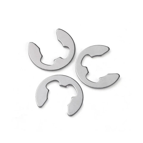 316 Stainless Steel E Clip Circlip Retaining Ring Washer For Shaft Fasteners Set GB Standard External Retaining Rings