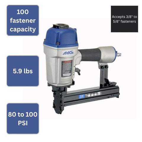 CF-15AA Corrugated Fastener Tool For Three Eighths To Five Eighths Inch Fasteners, Compatible With Bea W, Duo-Fast CF, side view