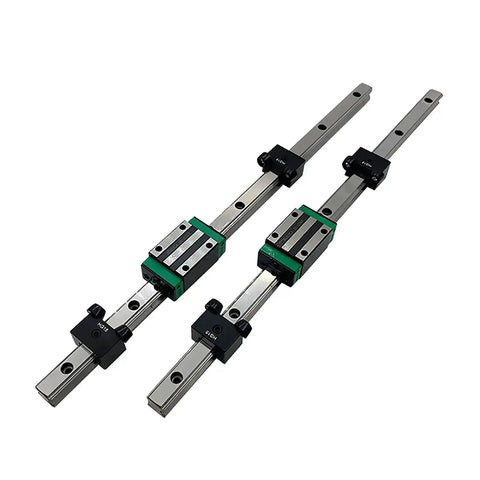 Anti Collision Block Stopper For HG20 20mm Rail And Linear Guide Rail Fixed Slider Bearing Block Ring Positioning Block With Side Lock Buckle Anti Dropping Includes 2 Pieces With Handles on linear guide rails.