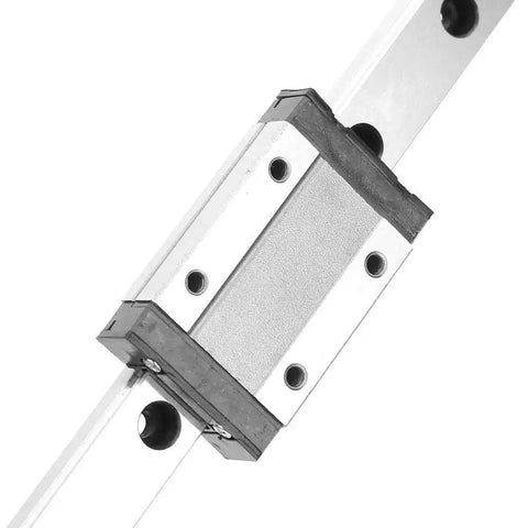 MGN12H Black Miniature Linear Rail Guide 12mm Width with Slide Block, Compact Linear Motion Rail System for Precision Equipment and Automation