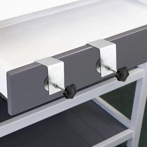 Heavy Duty Drawer Front Install Clamps Set 2 Or 4 Pack With Non Slip Silicone Pads, Adjustable Cabinet Jig Tool For Woodworking.