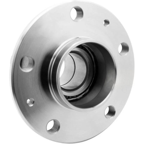Rear Wheel Bearing And Hub Assembly For ProMaster 1500 2500 3500 2014 2015 2016 2017 2018 2019 Direct Fit Replacement Wheel Hub And Bearing Kit Premium Quality For Long Life And Smooth Operation On The Road, silver metal component close-up