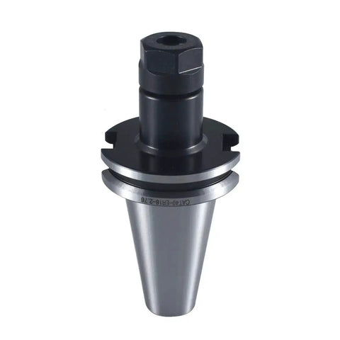 Front view of 4 Pack CAT40 ER16 Collet Chuck Taper Holder for CNC Milling Machines, 70mm Length, 2.76 Inches, Pro Grade Kit.