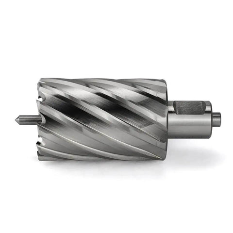 Annular Cutter Set For Magnetic Drill Press With Weldon Shank Three Quarters Inch Cutting Diameter One And Five Eighths Inch Two Inch Cutting Depth HSS Slugger Bits Kit For Metalworking And Milling Pro Grade By JESTUOUS