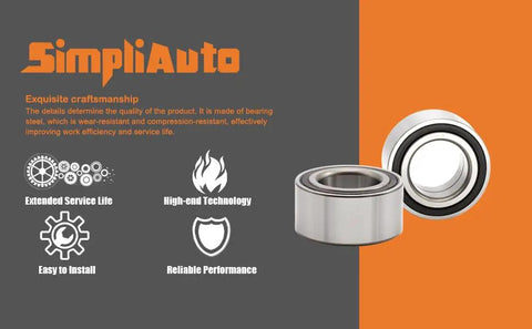 Front Wheel Bearing Assembly 510118 DropIn Replacement For Honda Accord 2013 To 2020 And Acura RLX 2016 2017 TLX Sport Hybrid SHAWD 2015 2019, shown with product features.