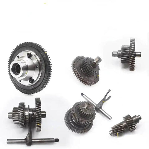 Electric Tricycle Differential Gear Assembly And Gearbox Kit with planetary bevel gear components for DIY trike upgrades.