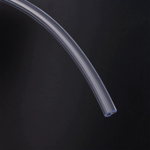 DERPIPE clear vinyl tubing, 3/8 in ID / 1/2 in OD PVC, food-grade flexible hose for homebrewing, 3 m length
