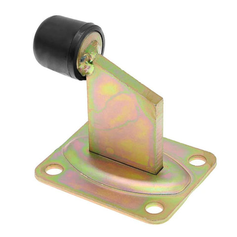 Heavy Duty Gate End Stop Floor With Base For Sliding Gate And Driveway Gate Swing Door Rolling Gate Rubber Stop Mount Keeps Gate Open In Full Open Position Zinc Plated Steel Construction.
