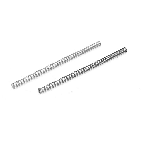 uxcell compression springs, 304 stainless steel, 2mm OD, 0.3mm wire, 40mm free length, silver tone