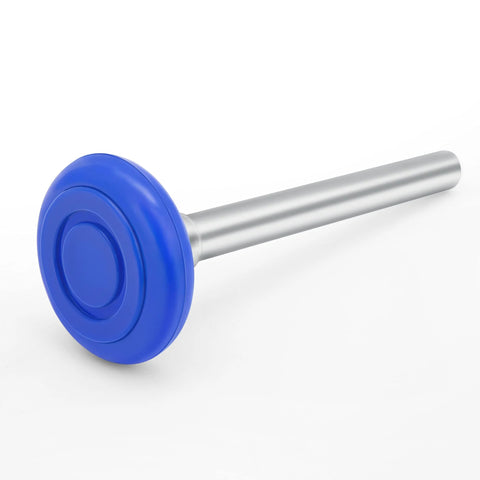 Close-up of 10 Pcs 2 Inch Nylon Garage Door Rollers With 4 Inch Stem, Max Quiet, Heavy Duty And Waterproof, 6200-2RS Precision Bearings, Blue