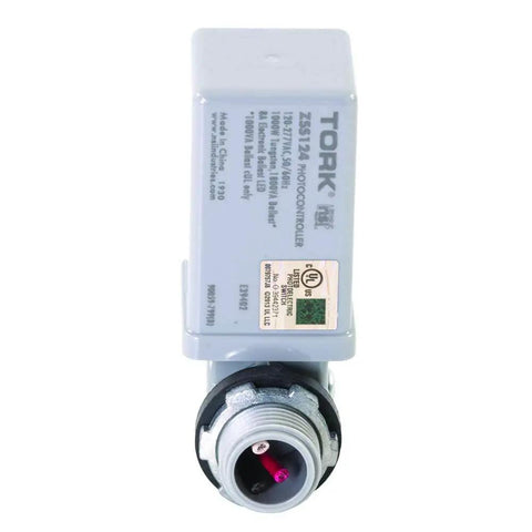 Dusk To Dawn Photocontrol With Stem And Swivel For LED CFL Induction And HID Lighting Zero Cross Long Life ZSS124 Model front view