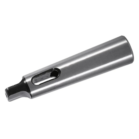 MT2 to MT3 Morse taper drill sleeve reducing adapter, steel, side view