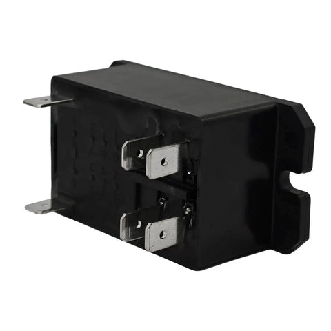 Beefy 12V DC 30A High Power DPST NO Relay Chassis Mount General Purpose, side view showing terminals, ideal for heavy industrial use