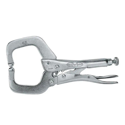 Vise Grip 6 Inch Locking C Clamp One Hand Operation With Adjustable Jaw Up To 2 Inches And 1.5 Inch Throat Depth Durable Clamp